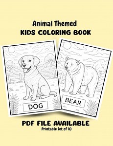 Printable Detailed Animal Coloring Pages for Kids | Affordable Digital Downloads for Home and Fun - Etsy Australia