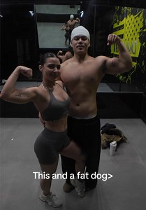 All i need to be happy 🥰 @loweimpact #gym #dog #bodybuilding | dog