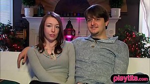 Young couple goes to a swinger party for the first time