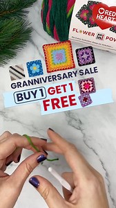 19K views | 臨 Celebrate our Granniversary with us – Buy 1, get 1 free today! Unlock your discount here or use code "AiOBOGO" at checkout. From granny squares, flower motifs to stripes, colors will flow perfectly from stitch to stitch! | Yarnspirations | Facebook