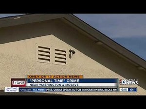 Lewd act caught on camera outside woman's home