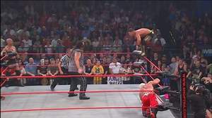 AJ Styles, Christopher Daniels, and Kazarian take on Abyss, Gunner, and Scott Steiner in this Fortune vs. Immortal match from Hardcore Justice 2011. | TNA Wrestling UK