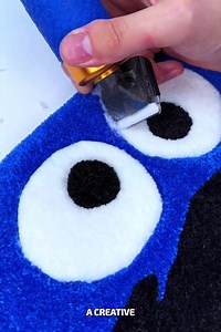 Turning Fabric into Fun Rugs! #HandmadeRug #CreativeTufting #CartoonRug | Fatafatnews
