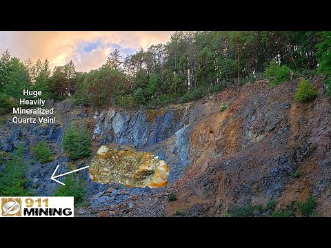 Massive Mineralized Quarry & Quartz Vein With High Grade Gold!