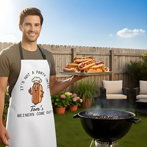 Funny Hot Dog Apron | Grill Master BBQ Apron for Dad or Chef | Punny Wiener Cooking Apron | Backyard Barbecue Gift for Men - Etsy Australia