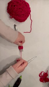 12K views · 177 reactions | Spoon yarn hearts ❤️ perfect for key chain , ornaments or bowl filler #yarnheart | Just That Perfect Piece | Facebook