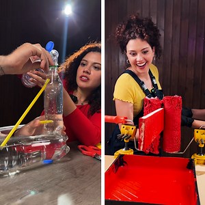 Pressure peeling Onion and Hot Glowing Screws🔥 Cement, plastic and metal hacks are express tested by our girls⚡ | Archie5