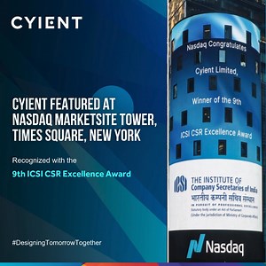 1.4K views · 15 reactions | Cyient has been recognized with the 9th...