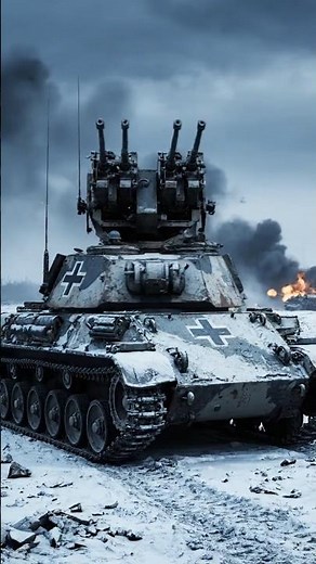 Nazi Germany's Wirbelwind (Self-Propelled Anti-Aircraft Gun)