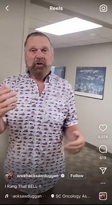 14K views · 895 reactions | 'Hacksaw' Jim Duggan has completed his 39th and final radiation treatment for prostate cancer! Sending lots of love to Hacksaw ❤️ | Cultaholic Wrestling | Facebook