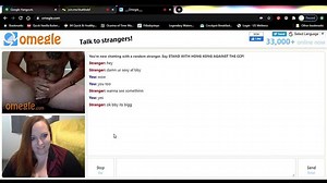 Making Tattoo Hottie Cum on Omegle