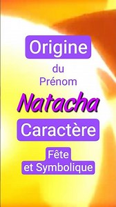✨ Natacha : signification et origine 💖 #shorts #sign #prénom #fille #natacha #caractère #saint