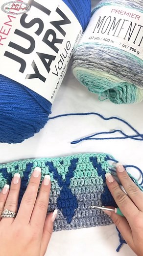 Have you ever tried the Alternative Turning Chain at the beginning of a Mosaic Crochet project?🧶 Well here in showing a sneak and WIP of a project I'm working on right now using both of these techniques. 🧶 And no it's not the pattern for the Mystery CAL I'm announcing tomorrow.🤩But I have many patterns using both of these techniques on my website with ads but FREE, and without ads and printer friendly through Ravelry, Etsy and my membership OR in my new Mosaic Crochet ebook! 🧶 See the LINK i