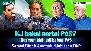 12 reactions | TERKINI! KJ bakal sertai PAS? | Razman kini jadi beban PAS | Sanusi fitnah Amanah dilahirkan DAP Ikuti perkembangan semasa isu-isu panas politik Malaysia, setiap hari, hanya di NextStep Malaysia  “Bersama Melangkah Dengan Yakin” #NexStepNews #NextStepMalaysia #7terhangat | NextStep Malaysia | Facebook