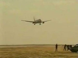 777 Crosswind Landing