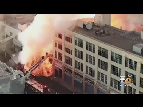 Witness Remembers Firefighters’ Escape From Fiery Explosion In Downtown LA