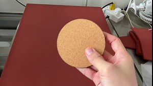 12 Pcs Sublimation Coasters Blanks Bulk MDF Blanks Hardboard Cork Back Coasters Blank MDF Cork Coasters 3.86x3.86 Inch (12)