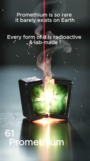 61 | Promethium #crystals #elements #promethium #science #wow #education #laser #handmade