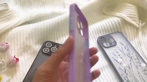 UBUNU UBUUN for iPhone 11 Phone Case with Lavender Flowers Cute iPhone 11 Case for Women Girls - Purple