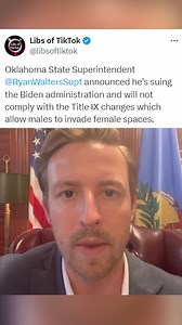 2.5K views · 197 reactions | Thank you Ryan! More states need to follow. Do not let Biden erase women! | Libs of Tik Tok | Facebook