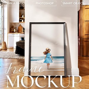 Urban Poster Mockup: Mid-Century Modern Wand Kunst (PSD Digital Download) - Etsy.de