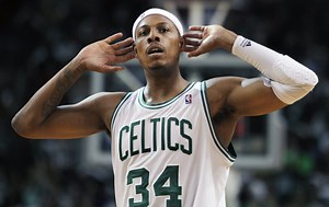 La signature symbolique de Paul Pierce aux Boston Celtics