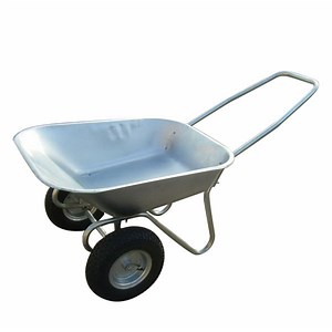 [Hot Item] Wb6211 2 Wheel Wheelbarrow, Wheel Barrow, for Garden Construction Building, with Steel Framed, 4.00-6 Pneumatic Wheel