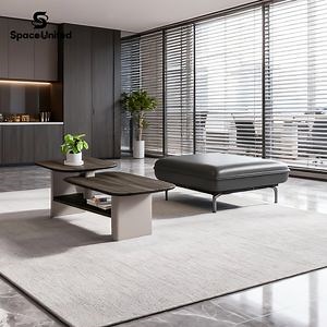 [Hot Item] Spaceunited Simple Style Chinese Sofa Furniture Office Microfiber Leather Sofa