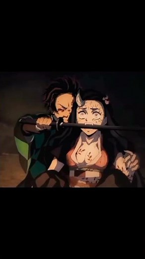 nezuko crying vs daki crying