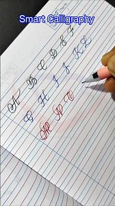 Upper Case Cursive Handwriting