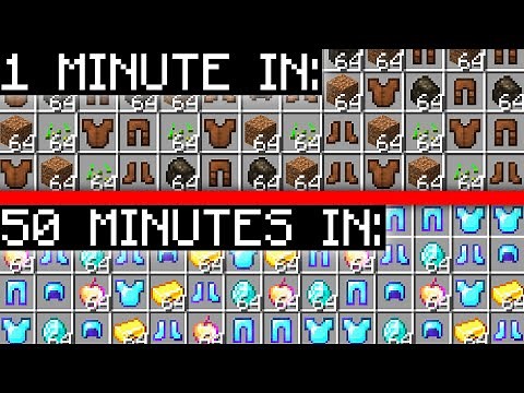 Minecraft UHC but chests spawn LOOT that gets BETTER over time.