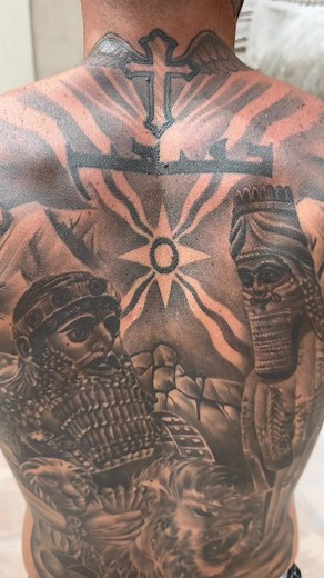 Ancient Assyrian Tattoo Ideas and Lamassu Symbolism