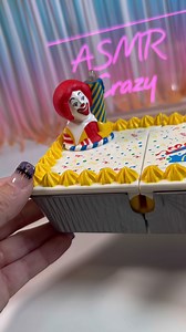 Fisher Price Mcdonalds Cake #nostalgia #asmr #mcdonalds | ASMR Crazy