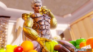 Gay muscle soldiers fucked hard by players