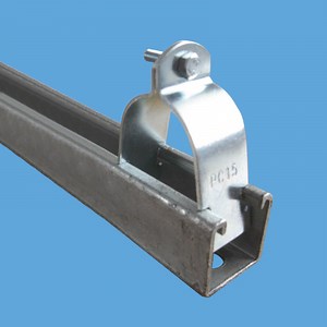 [Hot Item] Channel Accessories Zinc-Plated Strut Pipe Clamps