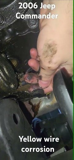 2006 Jeep commander 4.7l no start, trans temp warning. Bad yellow terminal green corrosion #jeep