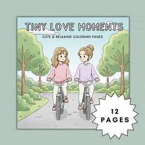 Teens Coloring Book, Relaxing Couple Scenes (printable PDF   PNG) - Etsy Canada