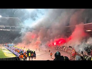 INSANE Football Derby Atmosphere in Belgrade | Red Star vs Partizan Ultras