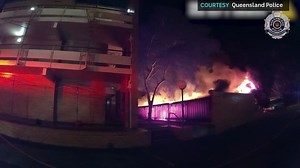 QLD Police evacuate residents after fire in Dutton Park, Brisbane