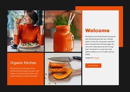 Organic Kitchen - Template by Nicepage