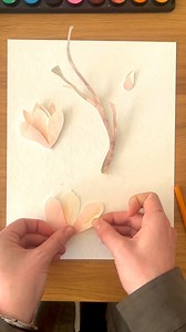 1.1K views · 28 reactions | We have another member request! This layered watercolor art piece features the beautiful spring magnolia blooms. Pop over for the full tutorial and template. ️ https://liagriffith.com/layered-watercolor-magnolia-artwork/ | Lia Griffith - Handcraft Your Life | Facebook