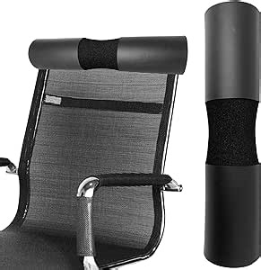 JuGeoZhi Office Chair Headrest Attachment - Neck Support for Office Chair Sponge Head Neck Rest Pillow for Ergonomic Executive Chair, 18 Inch