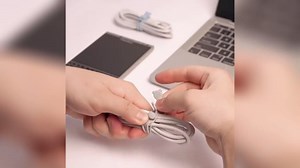 Data Cable Organizer Reusable Silicone Organizer, 2025 Silicone Cable Ties Organizer, Multipurpose Elastic Cord Organizer for Bundling and Fastening Cable Travel Essentials (10PC)