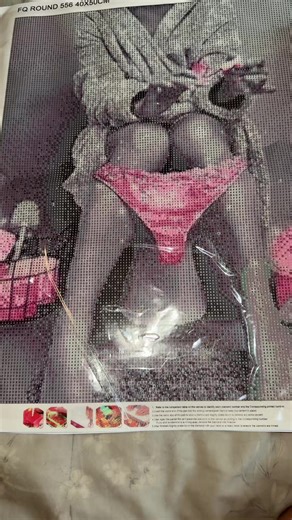 Diamond/gem art keeps you occupied and relaxed. #diamondpainting #gemart #therapytok #artistic #handmade