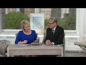 Pear Shaped Ammolite Triplet Sterling Ring on QVC