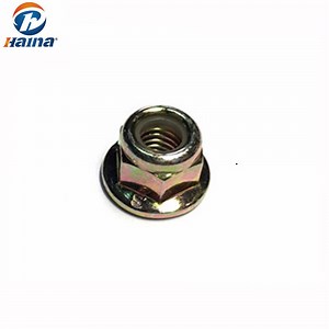 [Hot Item] DIN 6923 Zinc Plated Flange Nut Hexagon Head with Flange
