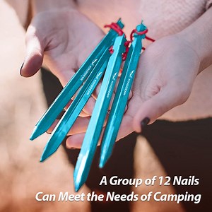[Hot Item] Wholesale Tent Pegs Stakes Support Ground Nails Camping Awning Screw Anchor Shelter