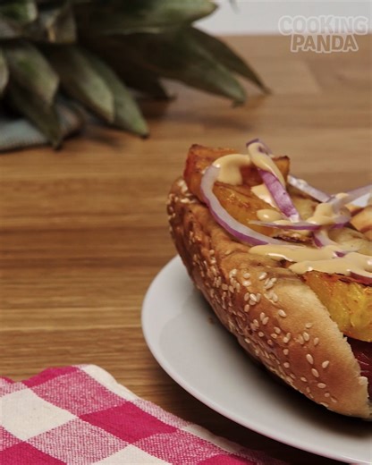 🌺 Unleash a sizzle of paradise in every bite! Taste the tropics with our Hawaiian Hot Dog 🌭 – a mouthwatering blend of sweet, savory, and spicy flavors. Aloha, delicious! 🏝️🤙 | Party Panda Party