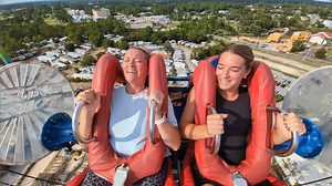 2.7K views | Emilyn & Raven | Slingshot & Vomatron at Indy Speedway | Facebook