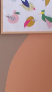 DIY // Collage with imaginary birds // The imagination is the only limit when Anna assists the nephew and nieces invent beautiful birds with fun names. “Children’s imagination is truly magical,” Anna chuckles. Find the guide for this DIY project on the sisters’ website www.sostrenegrene.com/en-gb/diy/-d-11939 | Søstrene Grene